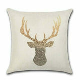 Le coussin cerf gold