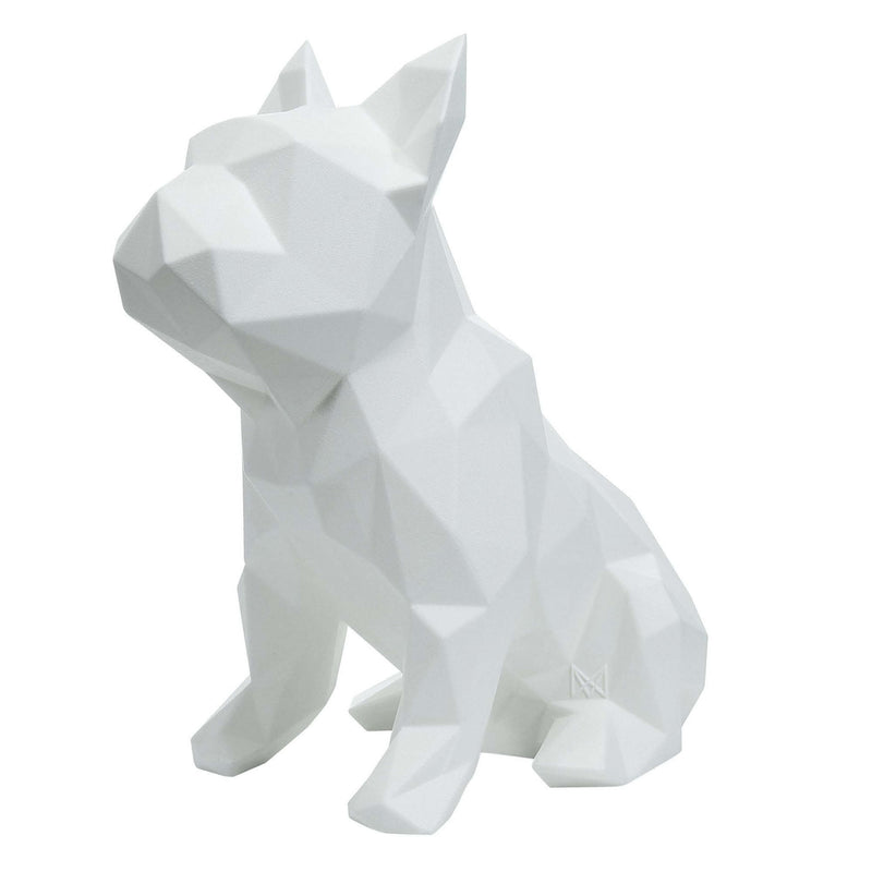 La sculpture géométrique bulldog Français